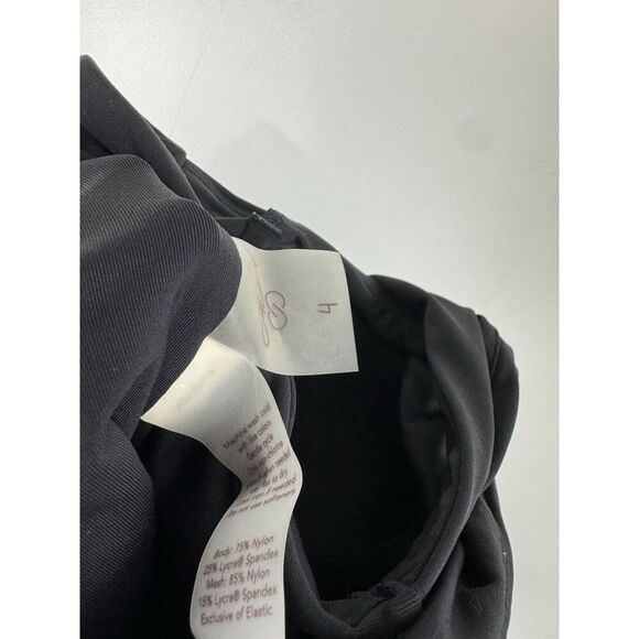 CALIA Women's Sculpt One Shoulder One Piece Swimsuit Black Women’s Sz 4 - Picture 6 of 6